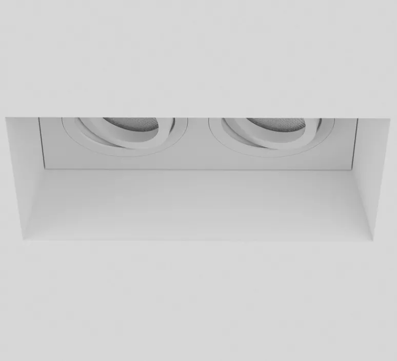 Plafonnier & Spot*Astro Plafonnier encastrable, o Twin Adjustable, , L11,5cm, H19,5cm - blanc