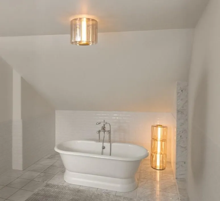 Plafonnier & Spot*A-N-D Plafonnier encastrable, Column 300, , LED, 2700K, 711 lm, Ø27,5cm, H29,5cm - ambre