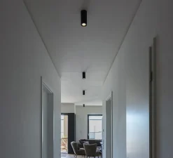 Plafonnier, Enola B, noir, GU10, H14cm, Ø6,7cm - SLV