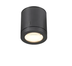 Plafonnier & Spot*SLV Plafonnier, Enola Oculus, , IP65, LED, dim, 3000-4000K, 1100 lm, Ø10cm, H12cm - anthracite