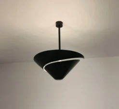 Plafonnier & Spot*Serge Mouille Plafonnier, Escargot 60, , Ø60cm, H40cm - noir