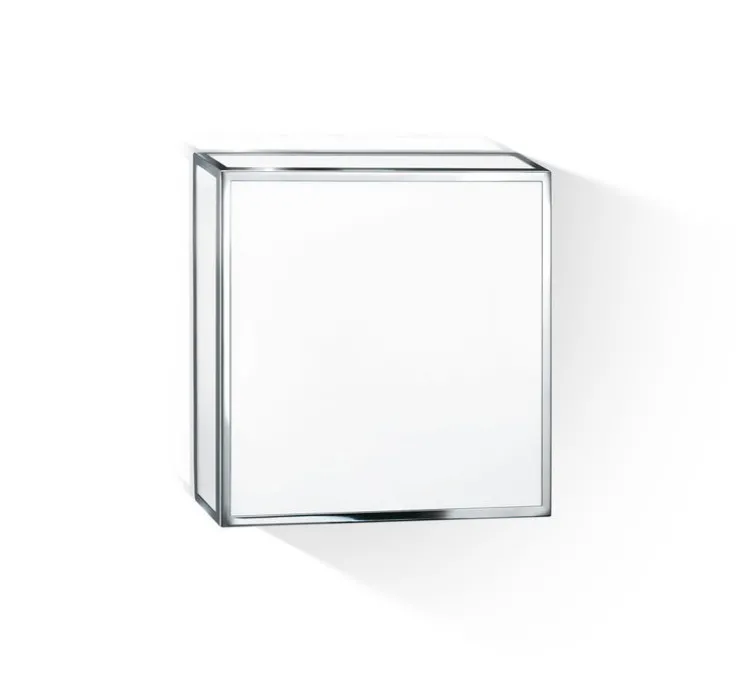 Plafonnier et applique de salle de bain, Bauhaus 3 N, chrome, LED, L28cm, H28cm, IP44 - Decor Walther