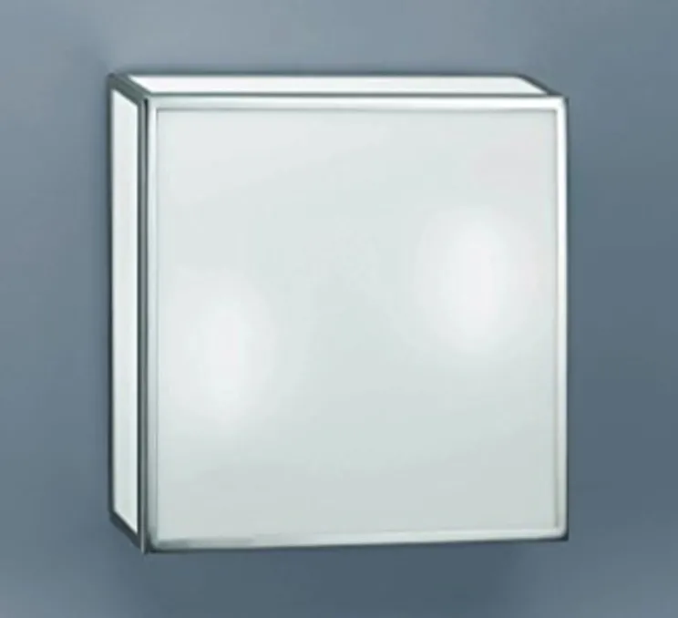 Plafonnier et applique de salle de bain, Bauhaus 3 N, chrome, LED, L28cm, H28cm, IP44 - Decor Walther