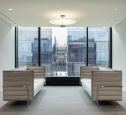 Plafonnier & Spot*Vibia Plafonnier, Flat 5926, , LED, dim, 2700K, 6960 lm, Ø90cm, H36cm - blanc