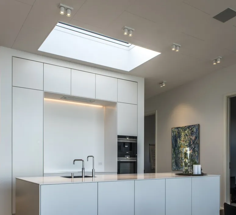 Plafonnier & Spot*Light Point Plafonnier, Focus 2, , LED, 3000K, 1080lm, L20cm, H9cm - blanc