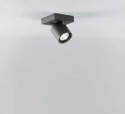 Plafonnier, Focus Mini 1, noir, LED, 292 lm, L8cm, H8cm - Light Point