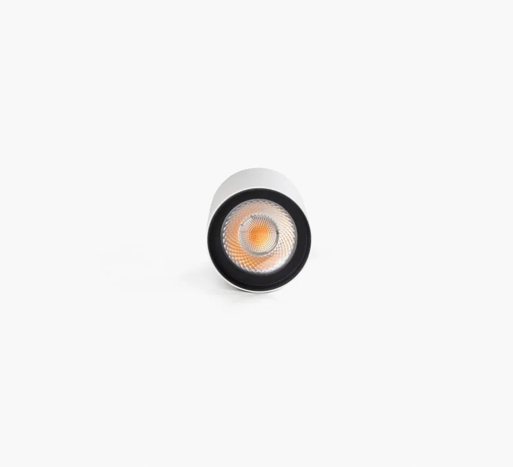 Plafonnier, Fost down 17°, blanc mat, LED, 546lm, 2700k, Ø6,4cm - Faro
