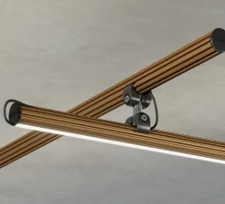 Plafonnier, Freeline, bronze, LED, 2700k, , L278,4cm, H29,5cm - Fabbian