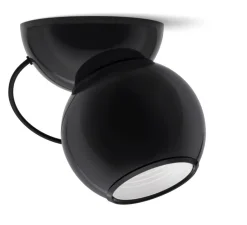 Plafonnier & Spot*Stilnovo Plafonnier, Gravitino 541, , LED, dim, 3000K, 956 lm, Ø14cm, H18,8cm - noir