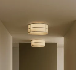 Plafonnier & Spot*Audo Copenhagen Plafonnier, Hashira, , Ø50cm, H20cm - naturel