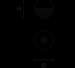 Plafonnier & Spot*Masiero Plafonnier, Iglù PL 18, , LED, 3000K, 1450 lm, Ø18cm, H18cm - bronze