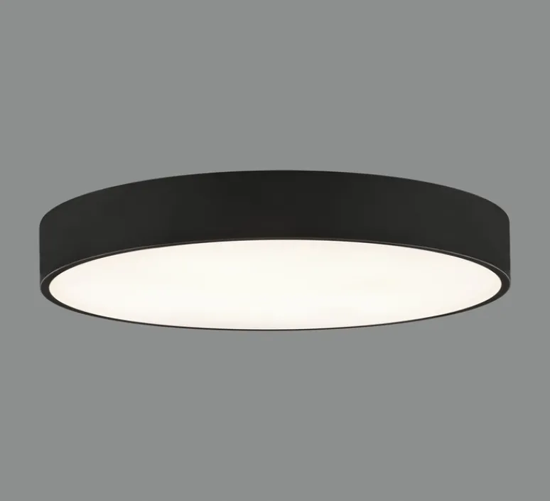 Plafonnier & Spot*ACB Plafonnier, Isia Pro, , LED, 4000K, 5750 lm, Ø60cm, H10cm - noir