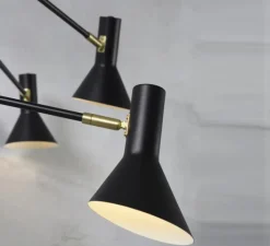 Plafonnier & Spot*Good&Mojo Plafonnier, Izmir 3, , Ø124cm, H39cm - noir