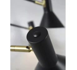 Plafonnier & Spot*Good&Mojo Plafonnier, Izmir 3, , Ø124cm, H39cm - noir