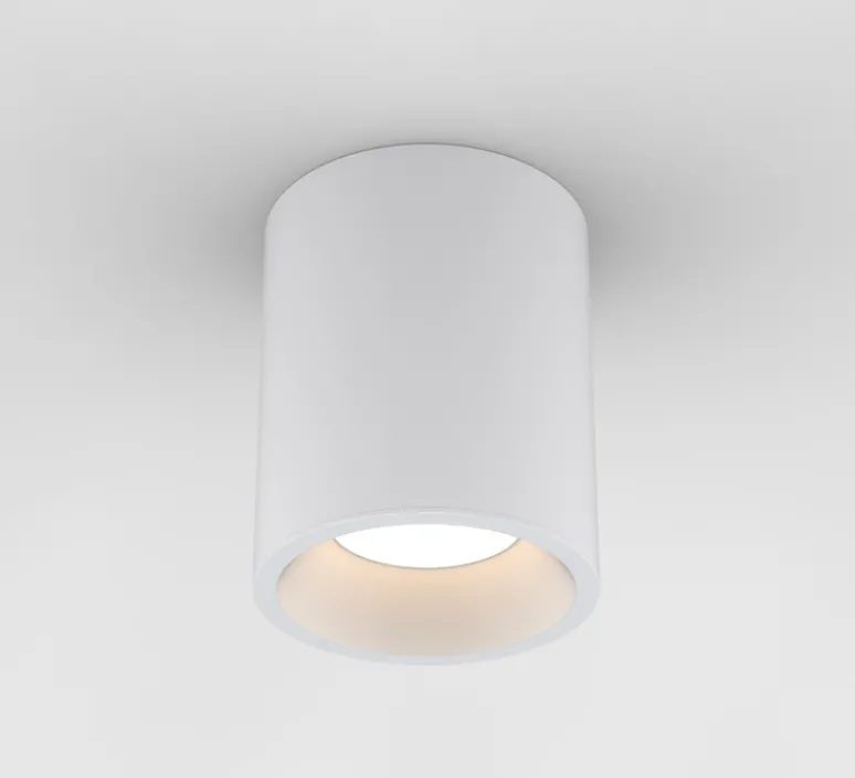 Plafonnier & Spot*Astro Plafonnier, Kos Round 140, , IP65, LED, dim, 3000k, 900 lm, Ø11,5cm, H14cm - blanc mat