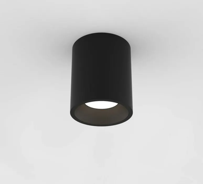 Plafonnier & Spot*Astro Plafonnier, Kos Round 140, , IP65, LED, dim, 3000k, 900 lm, Ø11,5cm, H14cm - noir mat