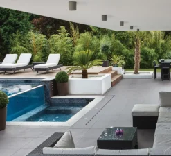 Plafonnier & Spot*Astro Plafonnier, Kos Round, , IP44, Ø11cm, H14,1cm - béton mat