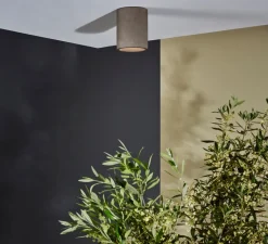 Plafonnier & Spot*Astro Plafonnier, Kos Round, , IP44, Ø11cm, H14,1cm - béton mat