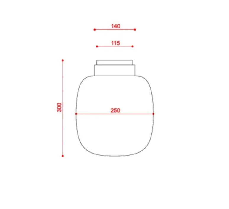 Plafonnier & Spot*Tooy Plafonnier, Legier, 557.72, , IP40, LED, dim, 2700K, 800 lm, Ø25cm, H30cm - noir texturé, laiton brossé, verre opalin