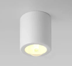 Plafonnier & Spot*Zangra Plafonnier, light.013, , Ø9,5cm, H11cm - blanc