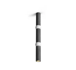 Plafonnier & Spot*Oblure Plafonnier, Lightbone L, , LED, Ø7,6cm, H83,6cm - noir