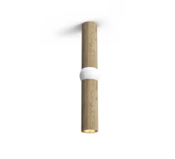 Plafonnier, Lightbone M, naturel, LED, Ø7,6cm, H53,6cm - Oblure