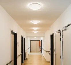 Plafonnier & Spot*SLV Plafonnier, LIPSY DOME 40, , IP44, LED, 3000K/4000K, 2200 lm, Ø35cm, H11cm - blanc