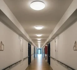 Plafonnier & Spot*SLV Plafonnier, LIPSY DOME 40, , IP44, LED, 3000K/4000K, 2200 lm, Ø35cm, H11cm - blanc