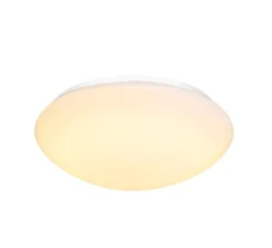 Plafonnier & Spot*SLV Plafonnier, LIPSY DOME 40, , IP44, LED, 3000K/4000K, 2200 lm, Ø35cm, H11cm - blanc