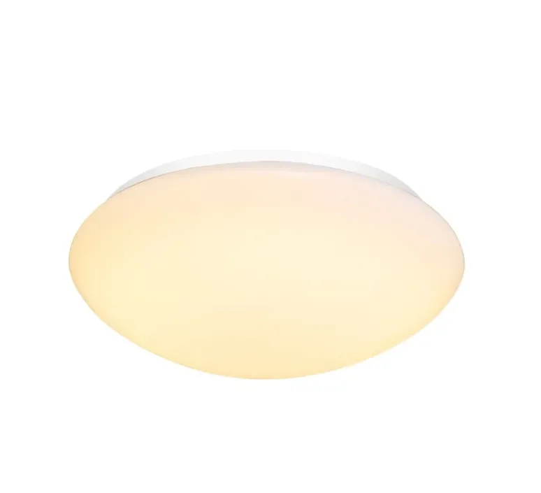 Plafonnier & Spot*SLV Plafonnier, LIPSY DOME 40, , IP44, LED, 3000K/4000K, 2200 lm, Ø35cm, H11cm - blanc