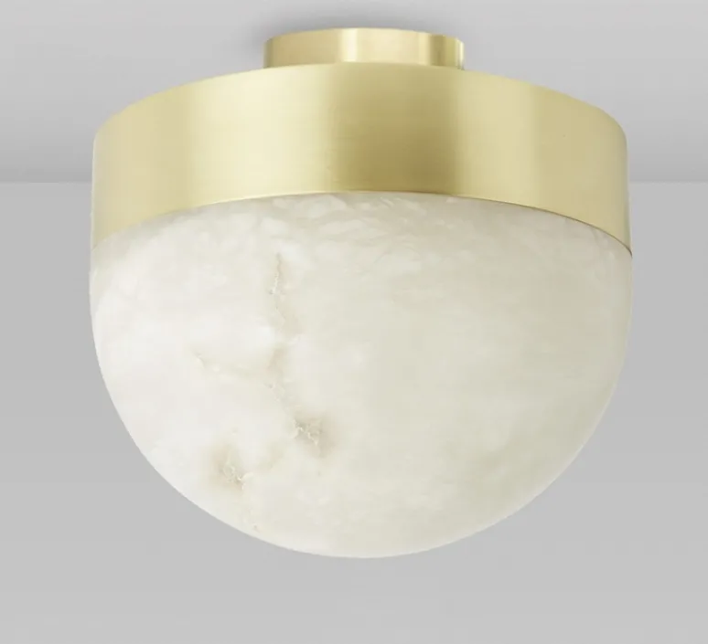 Plafonnier & Spot*CTO lighting Plafonnier, Lucid Flush 300, , L30cm, H30cm - laiton satiné