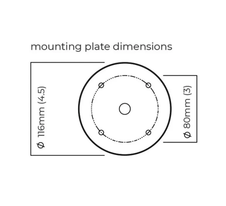 Plafonnier & Spot*CTO lighting Plafonnier, Lucid Flush 300, , L30cm, H30cm - laiton satiné