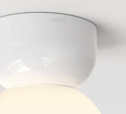 Plafonnier & Spot*Astro Plafonnier, Lyra 140, , IP44, Ø14cm, H19,5cm - blanc brillant