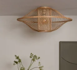 Plafonnier & Spot*Good&Mojo Plafonnier, Maui L, , Ø70cm, H32cm - naturel