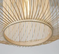 Plafonnier & Spot*Good&Mojo Plafonnier, Maui L, , Ø70cm, H32cm - naturel