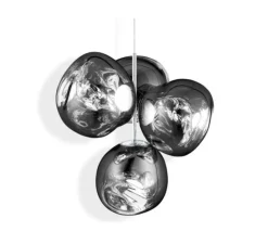 Plafonnier & Spot*Tom Dixon Plafonnier, Melt Small, , LED, dim, 3000k, 2300 lm, Ø98cm, H103cm - chrome argent