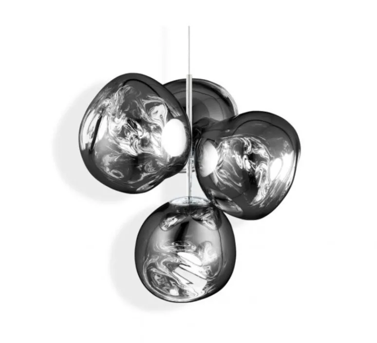 Plafonnier & Spot*Tom Dixon Plafonnier, Melt Small, , LED, dim, 3000k, 2300 lm, Ø98cm, H103cm - chrome argent