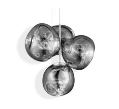 Plafonnier & Spot*Tom Dixon Plafonnier, Melt Small, , LED, dim, 3000k, 2300 lm, Ø98cm, H103cm - chrome argent