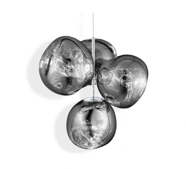 Plafonnier & Spot*Tom Dixon Plafonnier, Melt Small, , LED, dim, 3000k, 2300 lm, Ø98cm, H103cm - chrome argent