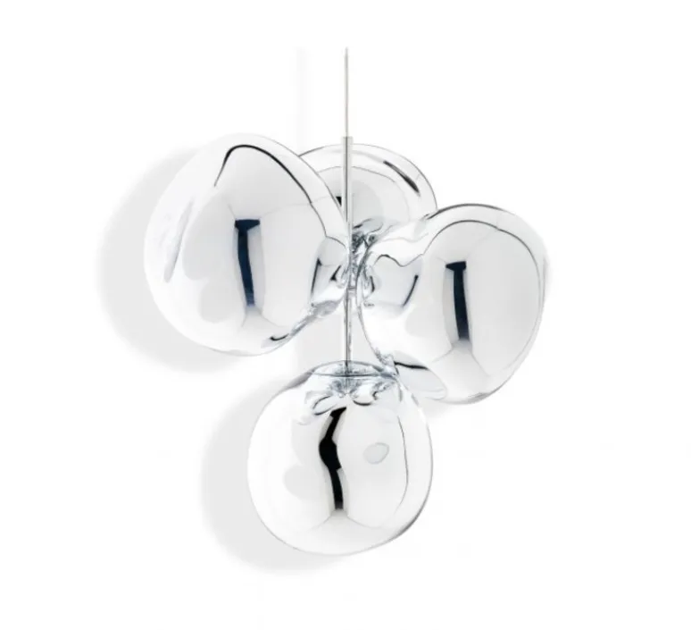 Plafonnier & Spot*Tom Dixon Plafonnier, Melt Small, , LED, dim, 3000k, 2300 lm, Ø98cm, H103cm - chrome argent