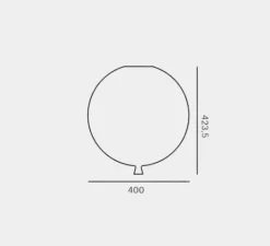 Plafonnier & Spot*Brokis Plafonnier, Memory 400, , Ø40cm, H41,5cm - orange