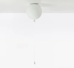 Plafonnier & Spot*Brokis Plafonnier, Memory 400, verre opalin mat, câble blanc, Ø40cm, H41,5cm - verre opalin mat, ficelle blanche