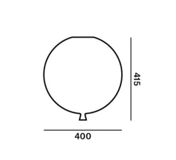 Plafonnier & Spot*Brokis Plafonnier, Memory 400, verre opalin mat, câble blanc, Ø40cm, H41,5cm - verre opalin mat, ficelle blanche