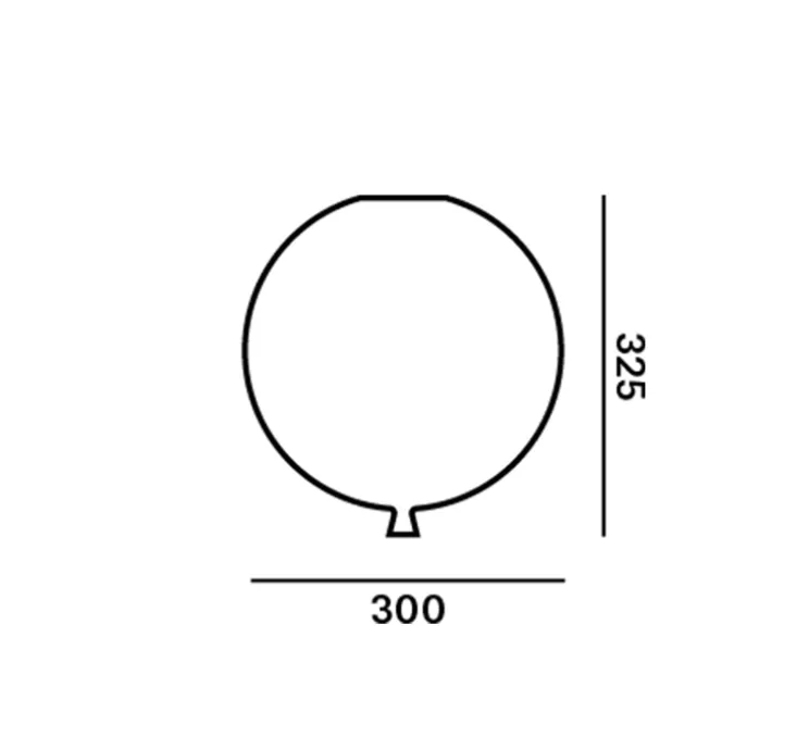 Plafonnier, Memory 300, vert mat, câble blanc, Ø30cm, H32,5cm - Brokis