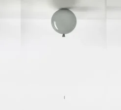 Plafonnier, Memory, ballon, gris, brillant, Ø30cm - Brokis