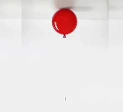 Plafonnier, Memory, ballon, Rouge, Brillant, Ø25cm - Brokis