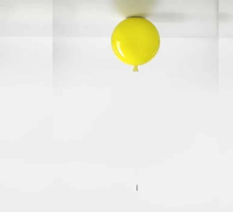 Plafonnier & Spot|Enfants*Brokis Plafonnier, Memory, , Ø30cm - Jaune brillant