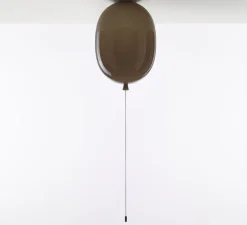 Plafonnier & Spot*Brokis Plafonnier, Memory Oval 350, , Ø35cm, H50,5cm - marron glossy