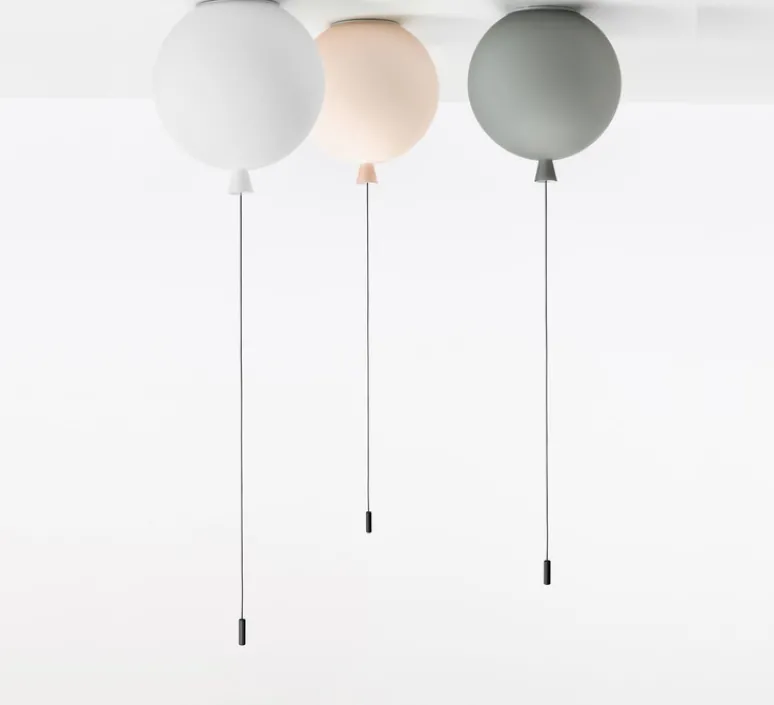 Suspension|Plafonnier & Spot*Brokis Plafonnier, Memory,ballon,rose, mat, Ø30cm - ROseMat