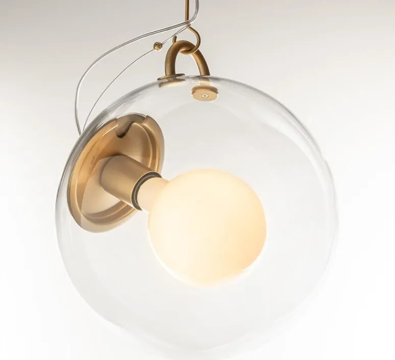 Plafonnier & Spot*Artemide Plafonnier, Miconos, , Ø30cm, H48cm - doré satiné